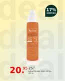 AvÈne SOLAIRE SPRAY SPF50+ 200 ml